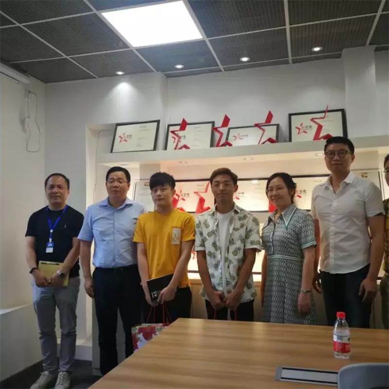 2019年7月30杭州市江干区委常委、统战部部长王卫安一行到访杭州木马